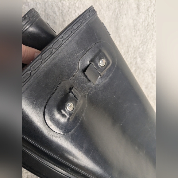 HUNTER High Black Rainboots Size 6 Women Waterproof - Picture 6 of 11